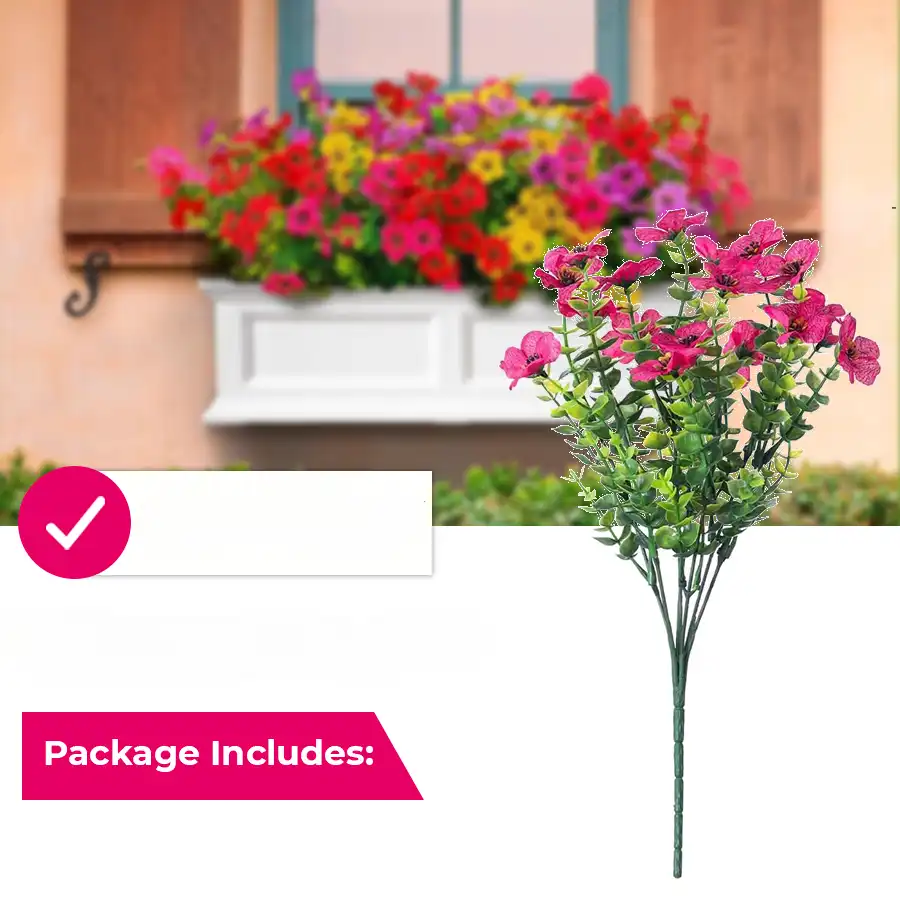 🔥Last Day 50% OFF🔥Realistic UV-Resistant Outdoor Flowers – Zero Maintenance
