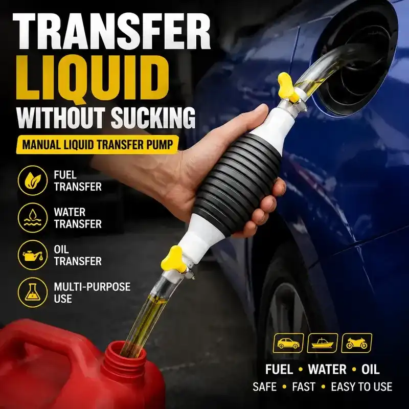 💥LAST DAY SALE 50%OFF💥⛽Manual Siphon Pump Kit with 1M Hose